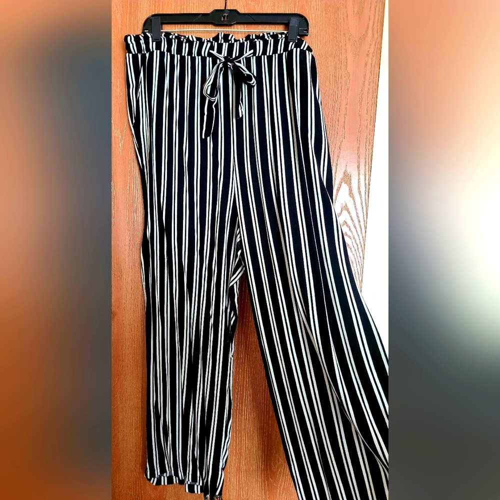 Stripped Palazzo Pants